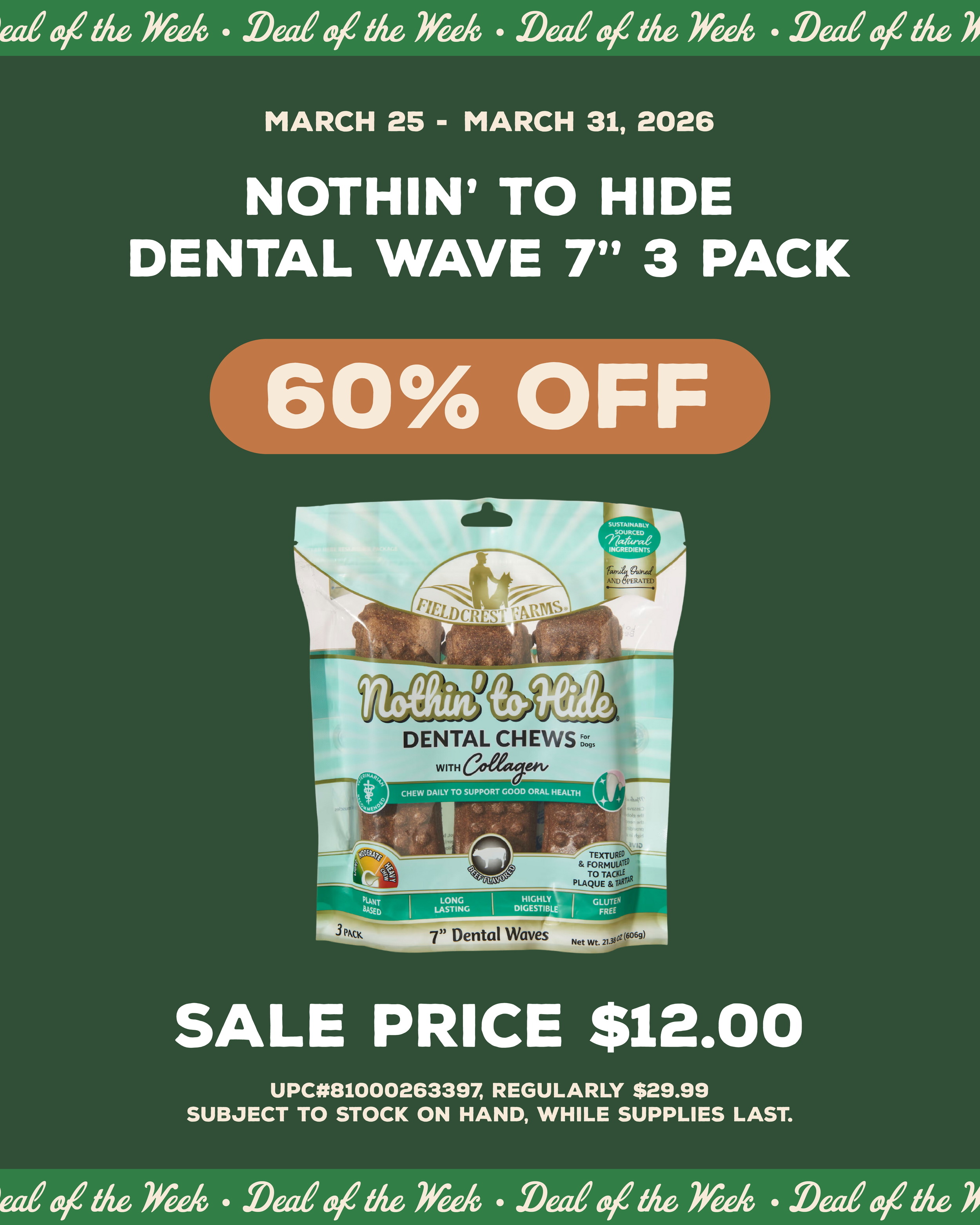 Deal of the Week 4 - March