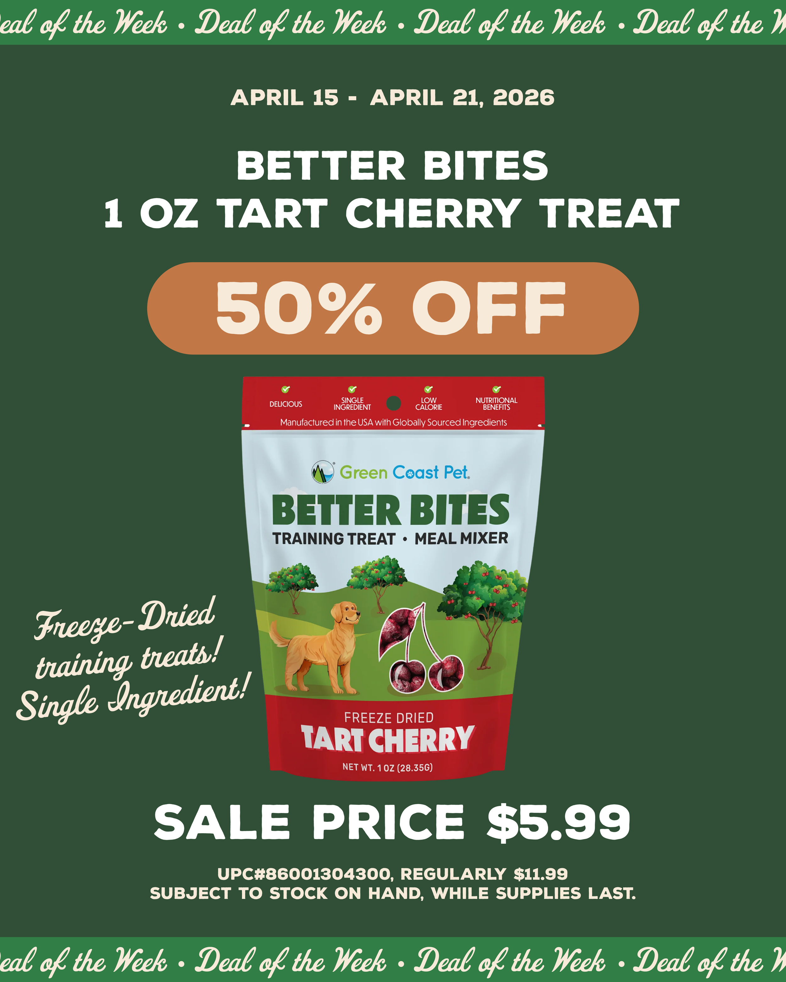 Deal of the Week 3 - April