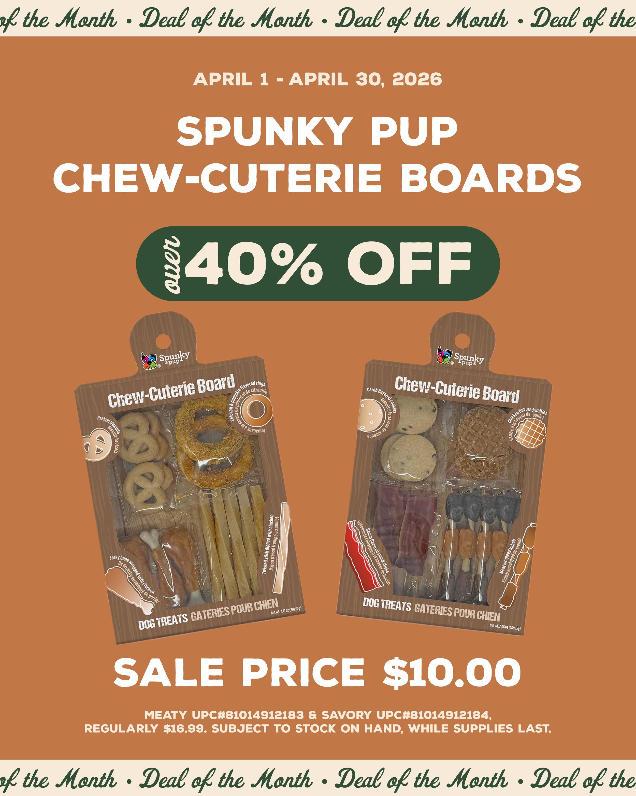 Deal of the Month 3 - April