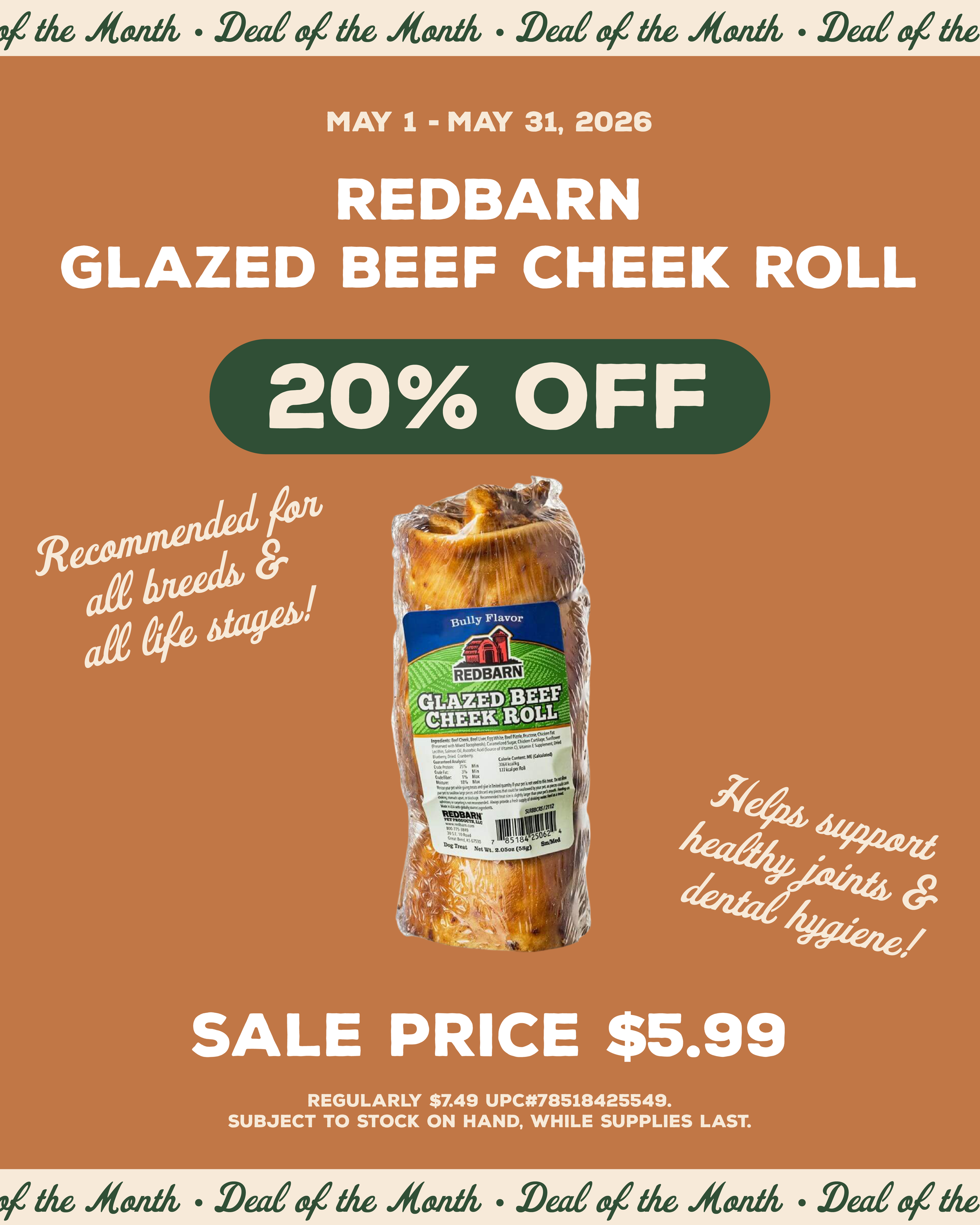 Deal of the Month - May