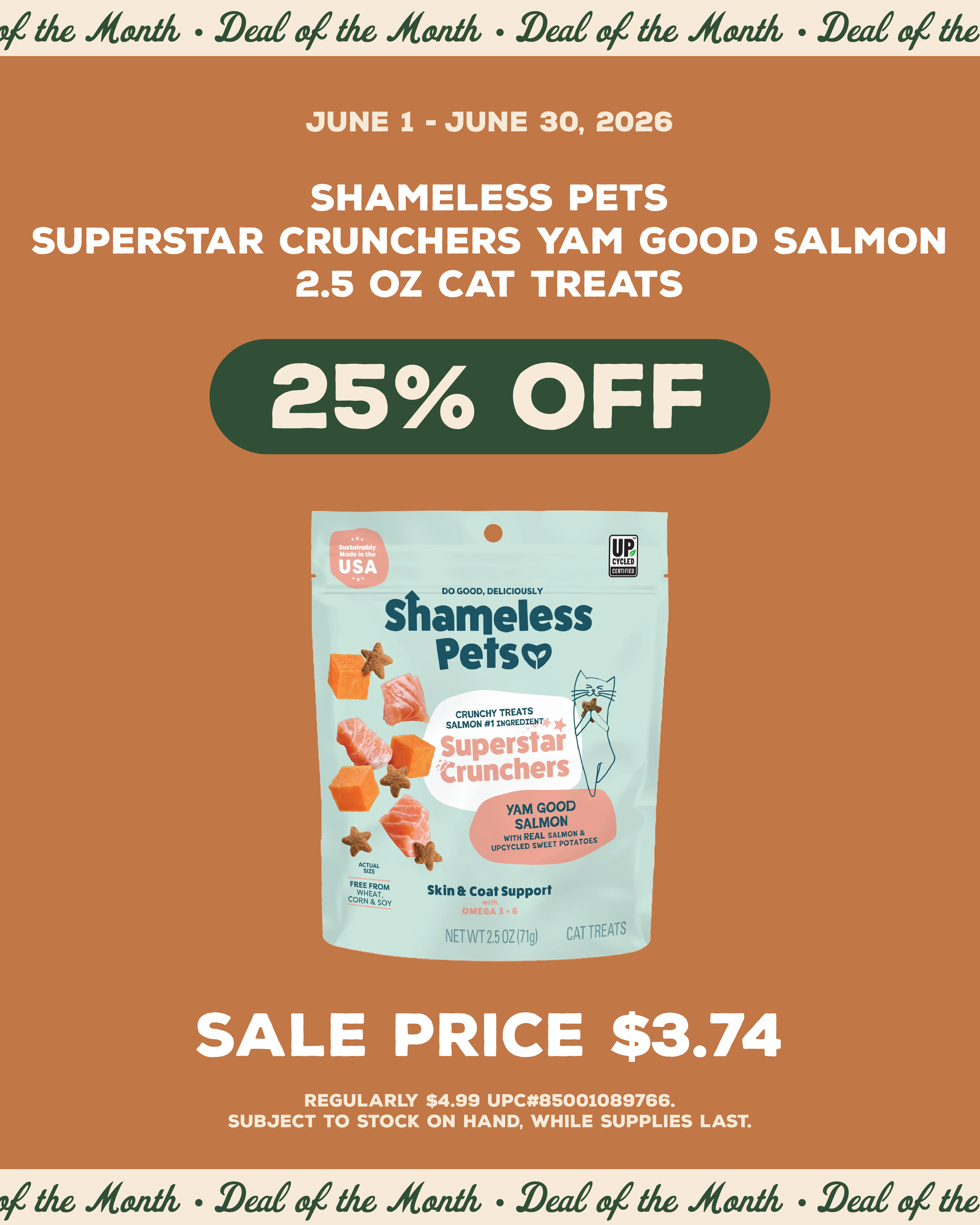 Deal of the Month 3 - June