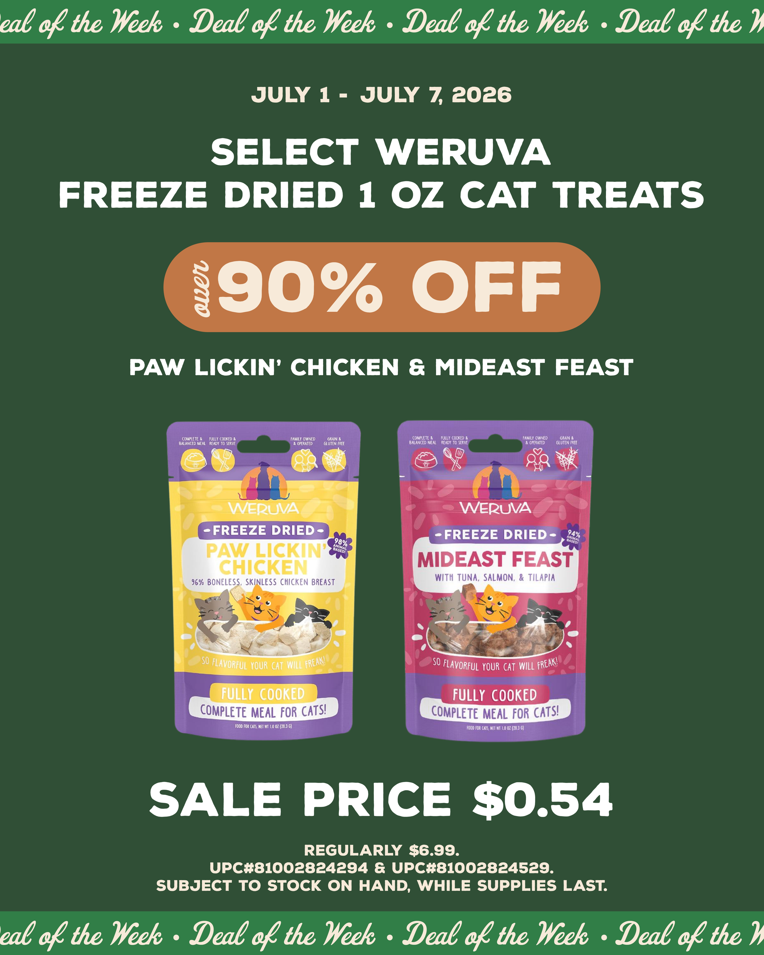 Deal of the Week 1 - July