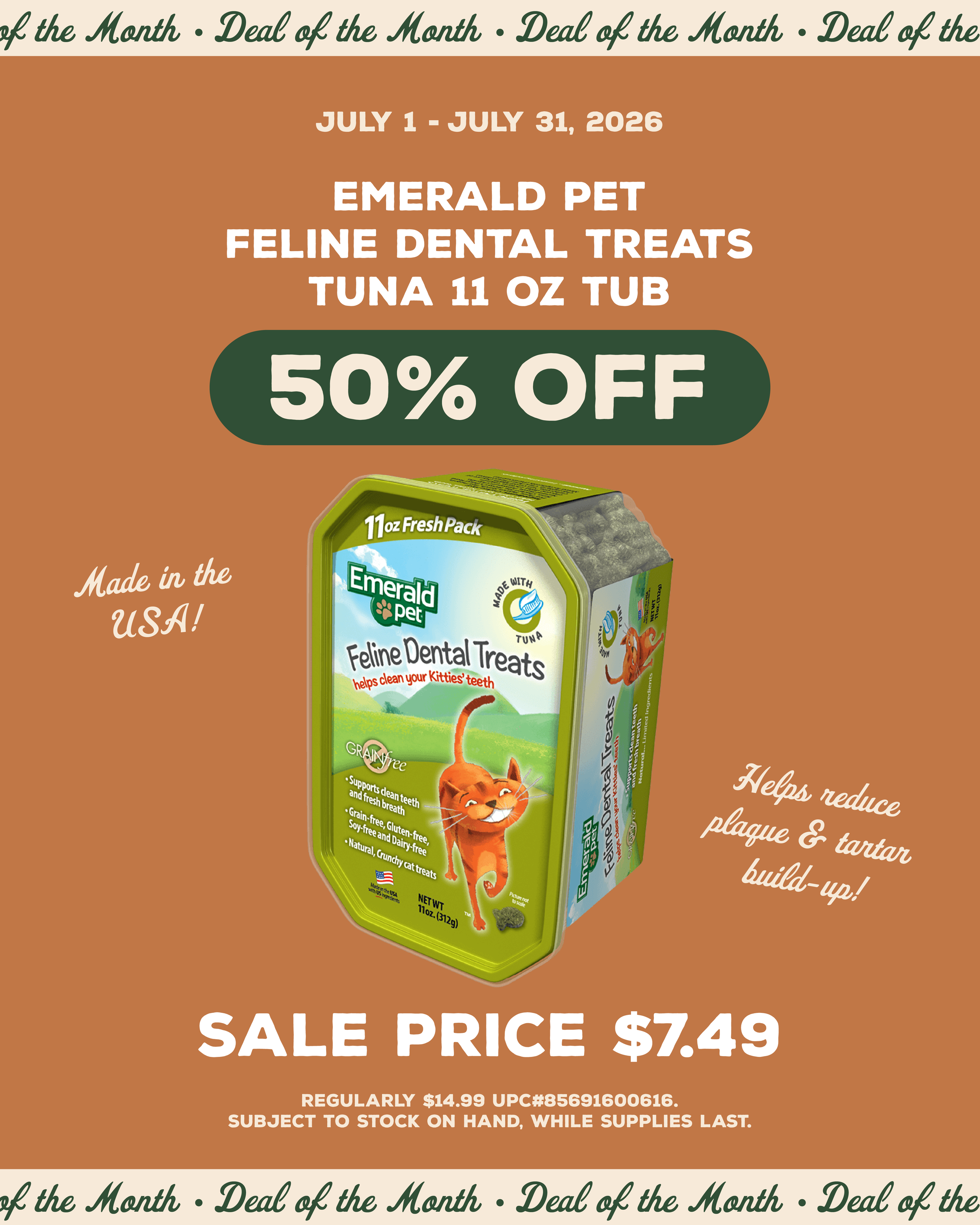 Deal of the Month 4 - July