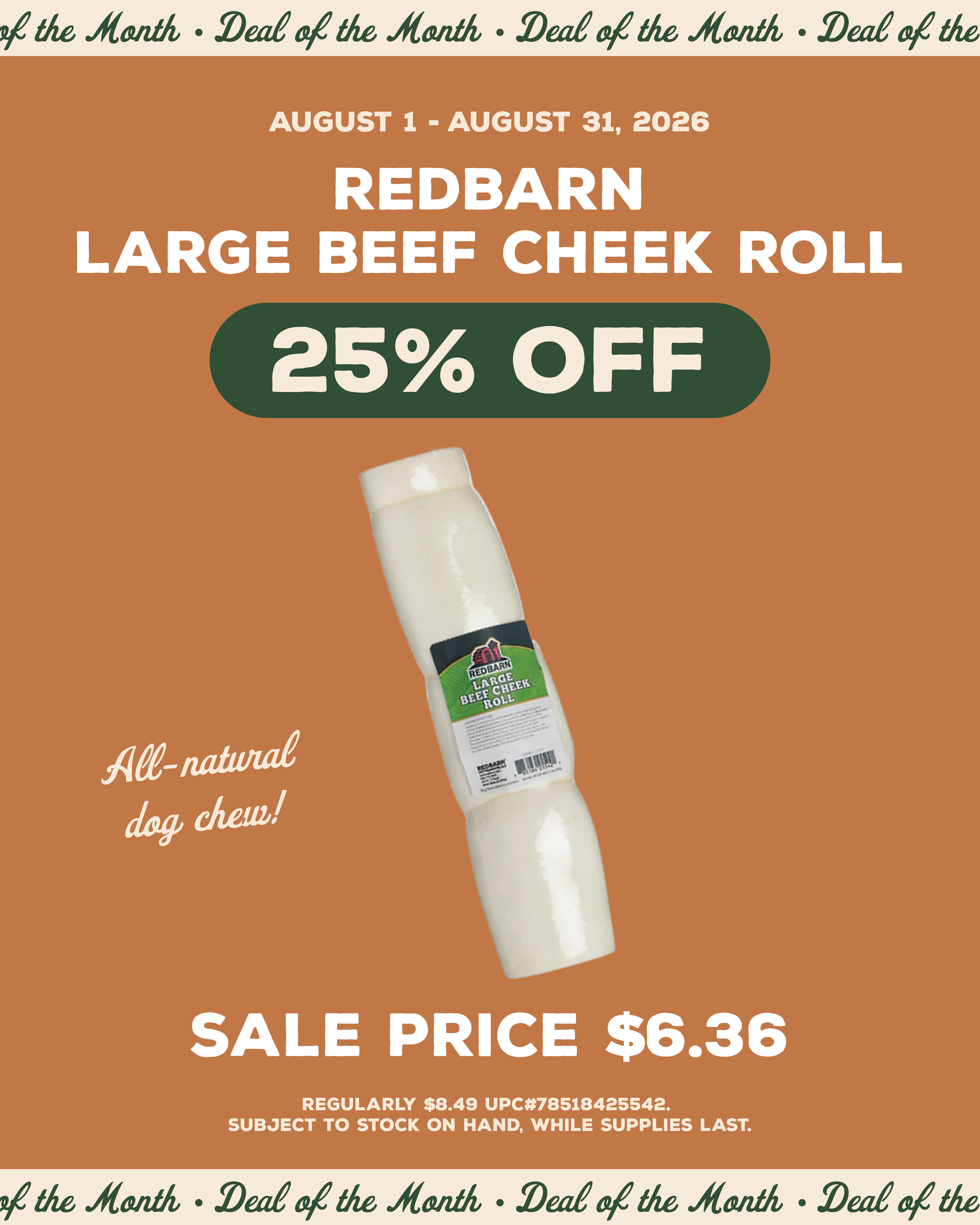 Deal of the Month 2 - August