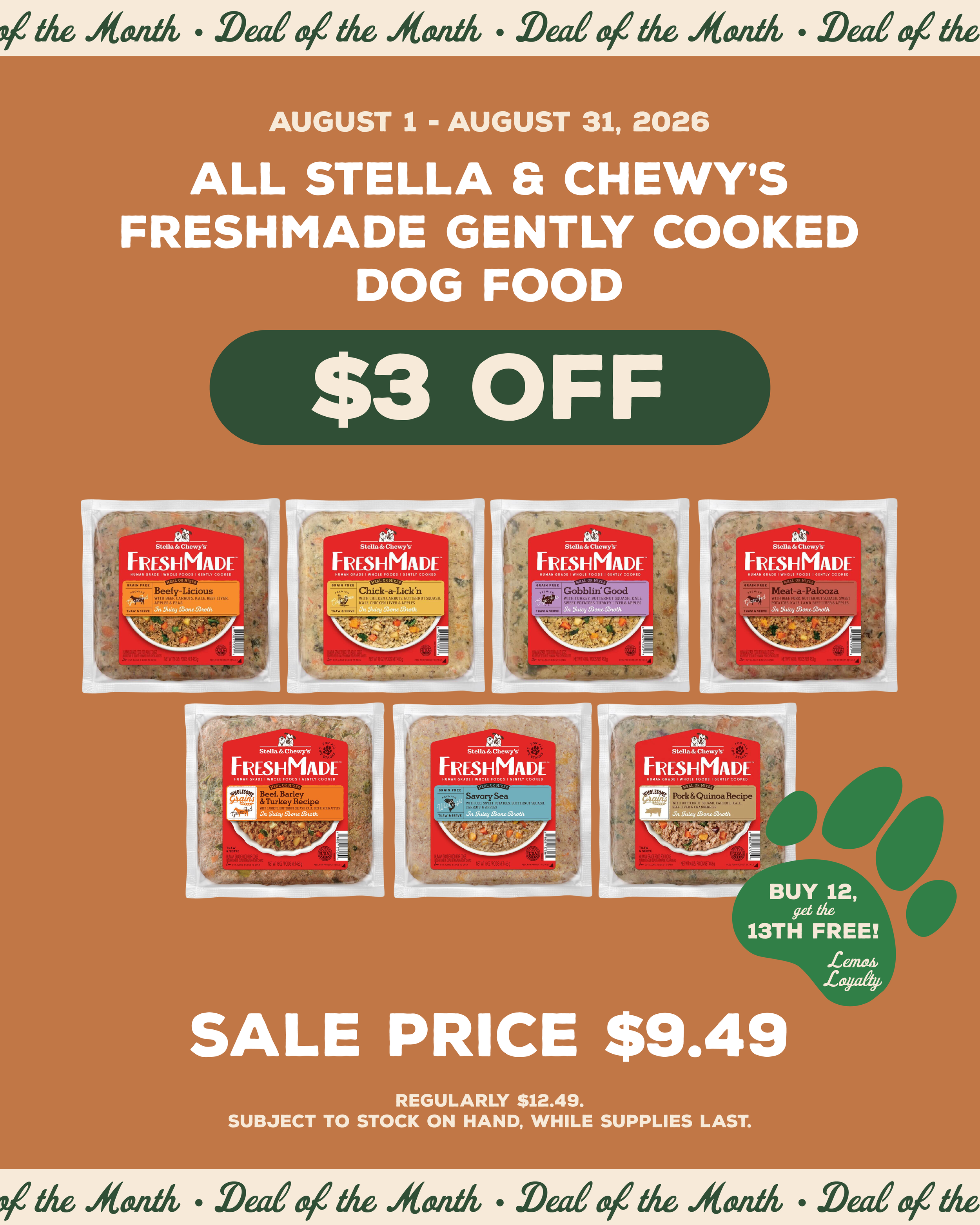 Deal of the Month 4 - August