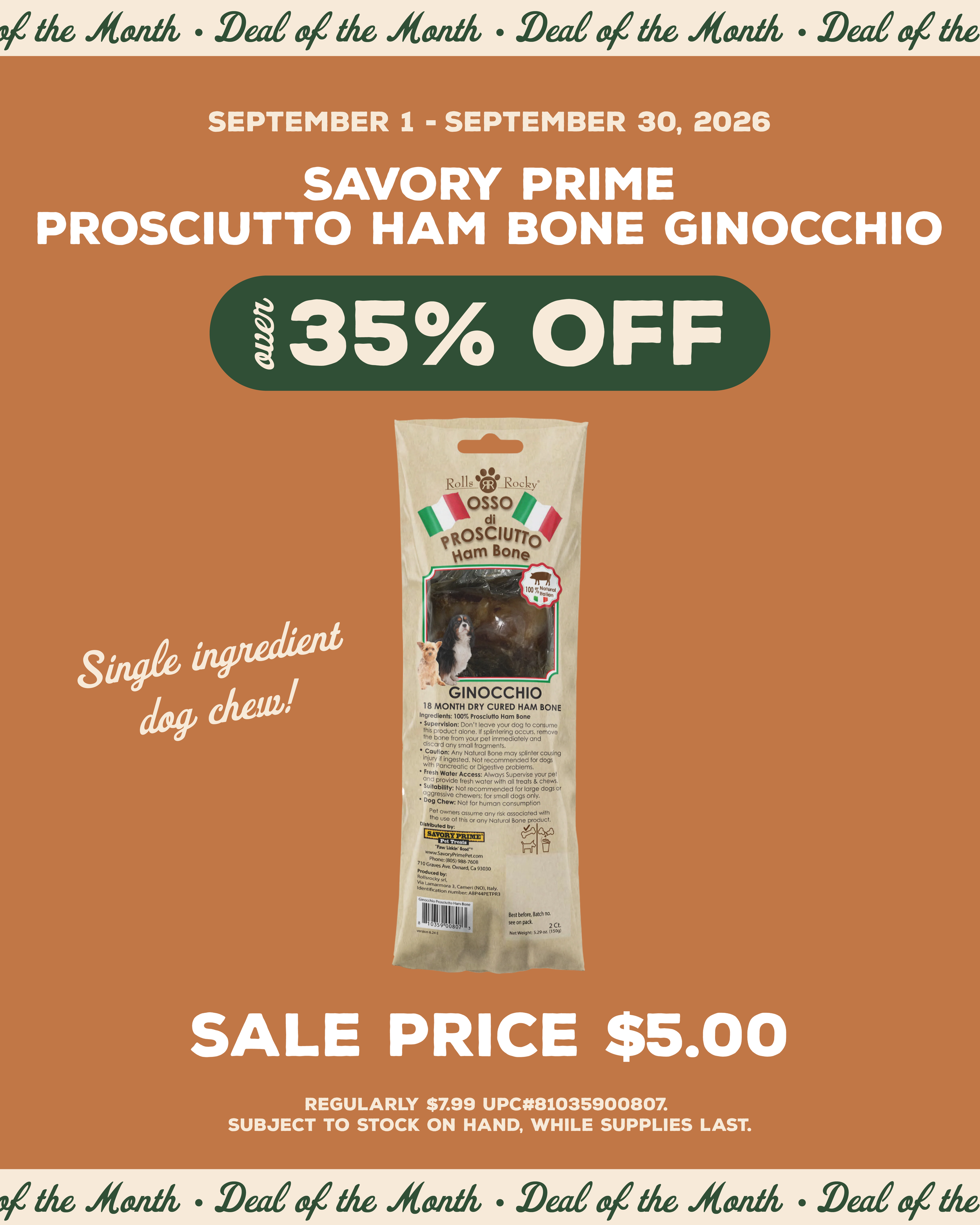 Deal of the Month 2 - September