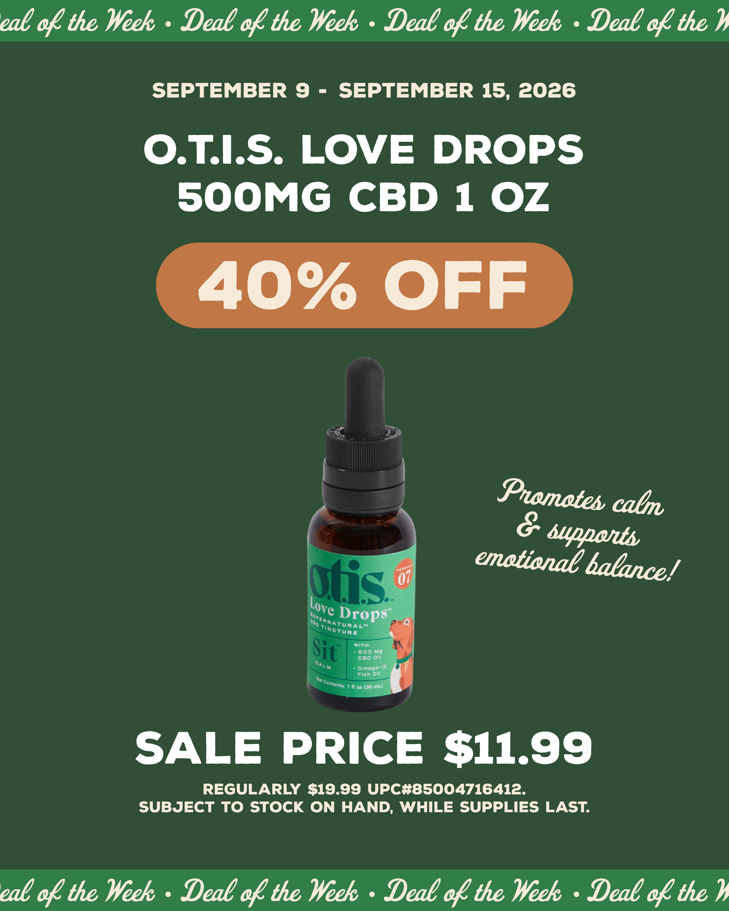 Deal of the Week 2 - September