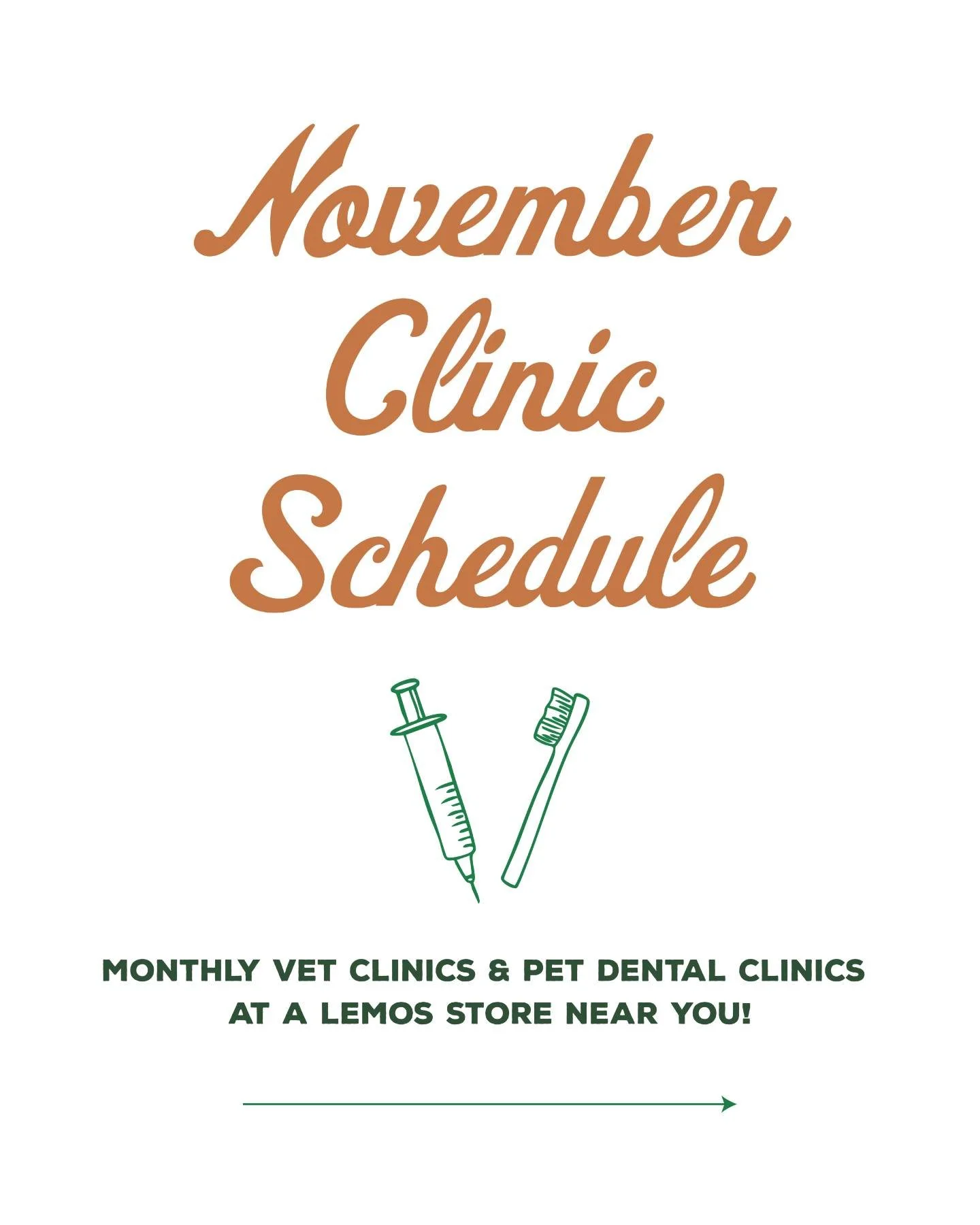 The holidays are right around the corner! 🐾 Make sure your pets are healthy &amp; up to date on their vaccinations before boarding season kicks off. And don&rsquo;t forget those pearly whites! 🦷 Regular dental care helps keep your pet&rsquo;s smile
