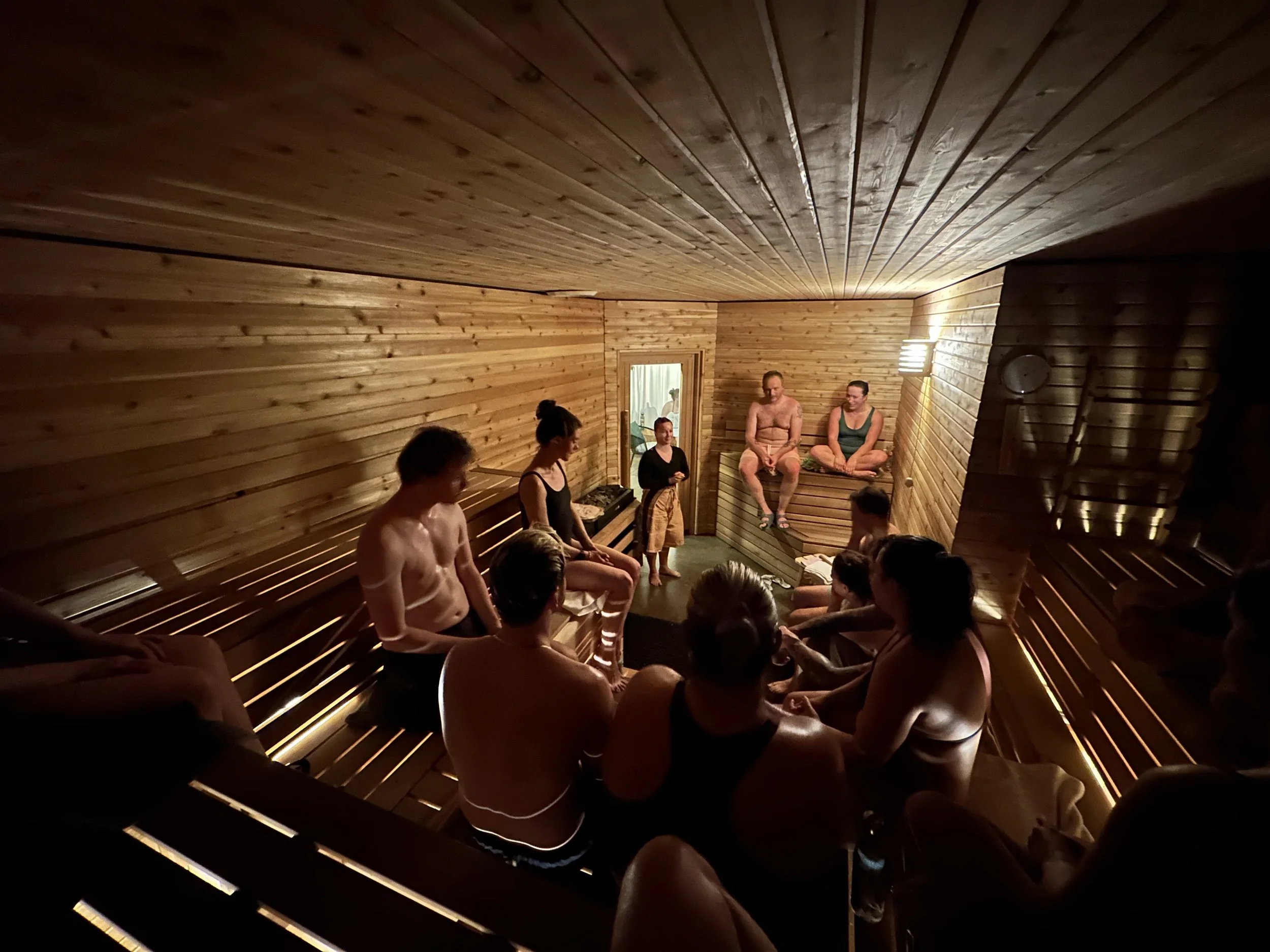 Aufguss Sauna with John Douglass