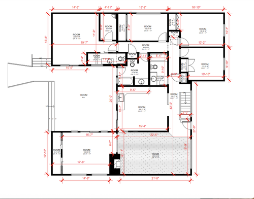 Construction site documentation for CAD drawings