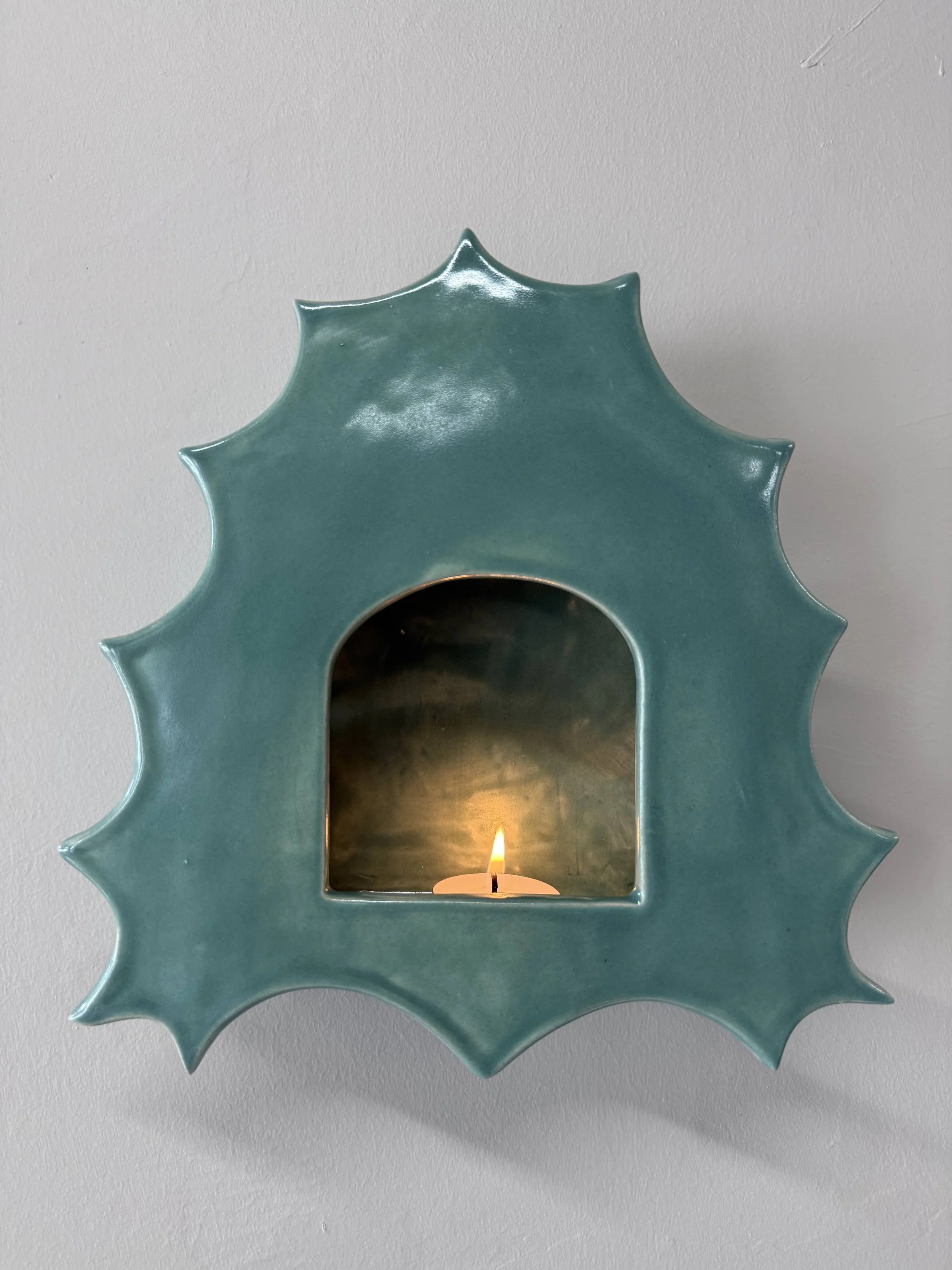 Tea Light Wall Sconce Workshop (Handbuilding) - Friday 6/12/26
