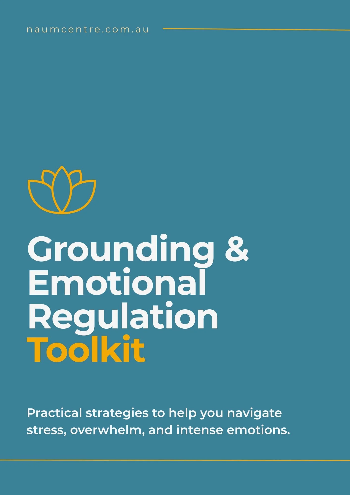 Grounding & Emotional Regulation Toolkit - Practical strategies for managing stress, overwhelm and difficult emotions.