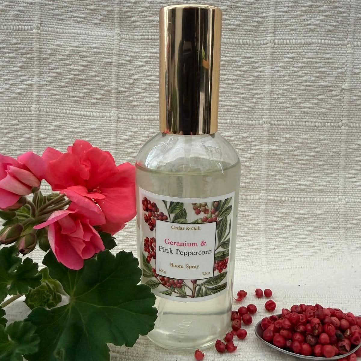 Geranium & Pink Peppercorn Room Spray