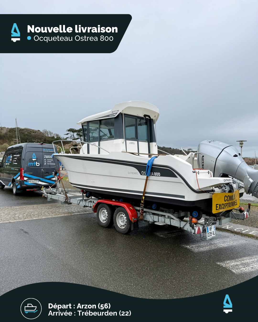 🦪🚤 Cap sur la Côte de Granit Rose pour un Ostrea 800