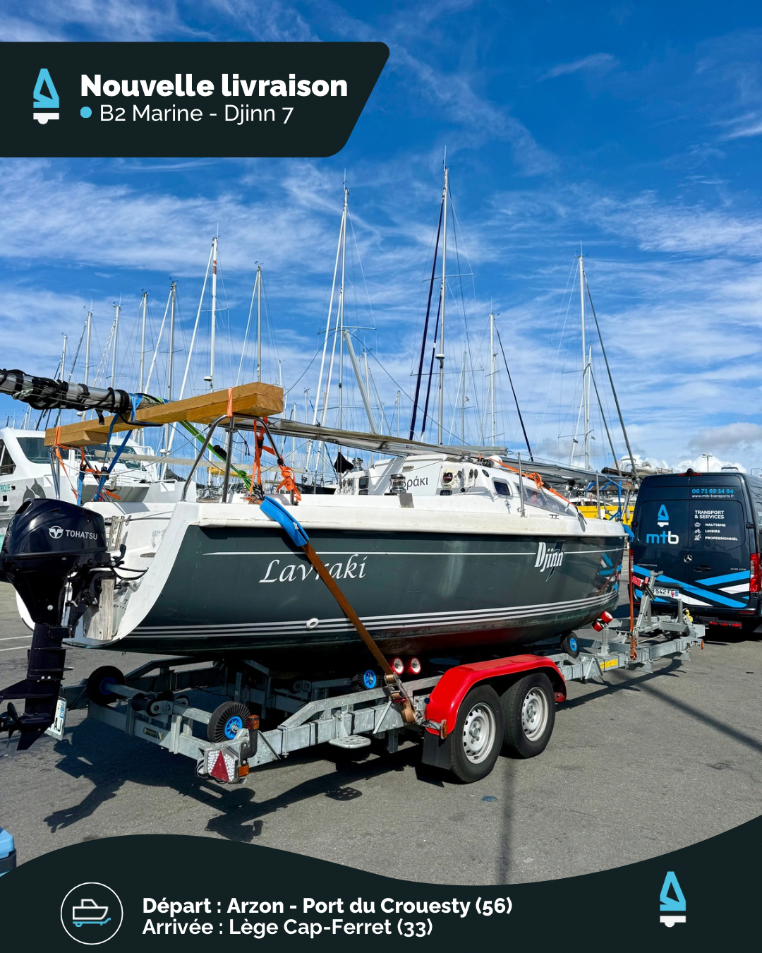 ⛵✨ Un bateau ne change pas seulement de port… il change aussi de vie.