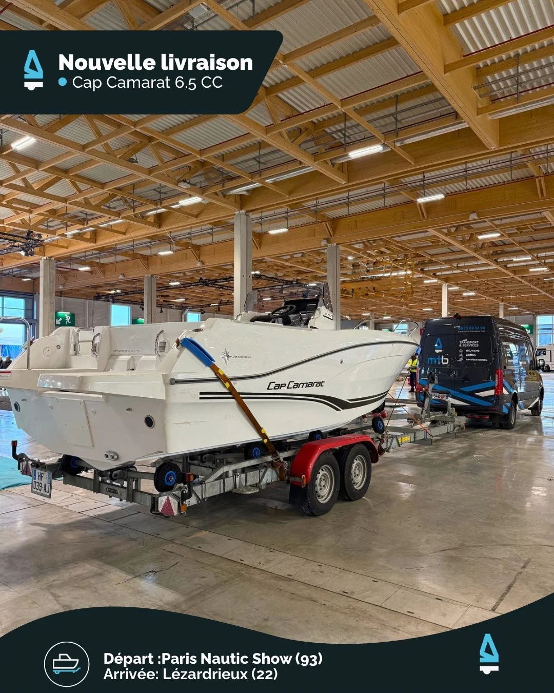 Retour de salon pour ce Cap Camarat 6.5 CC  
