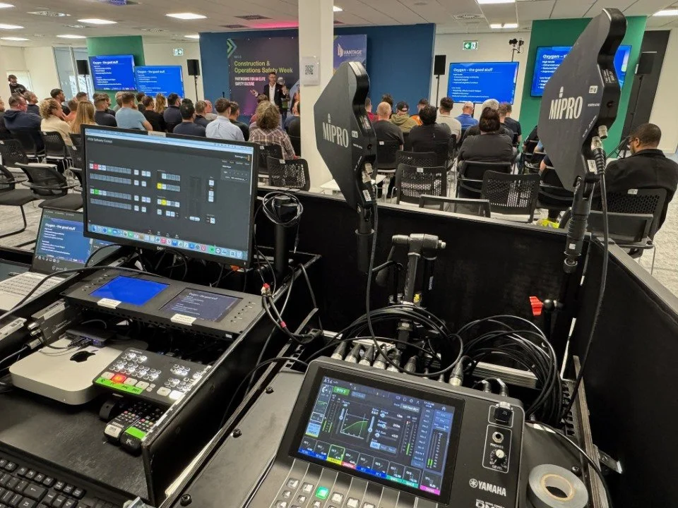 Professional AV Hybrid Event for Corporate Safety Briefing