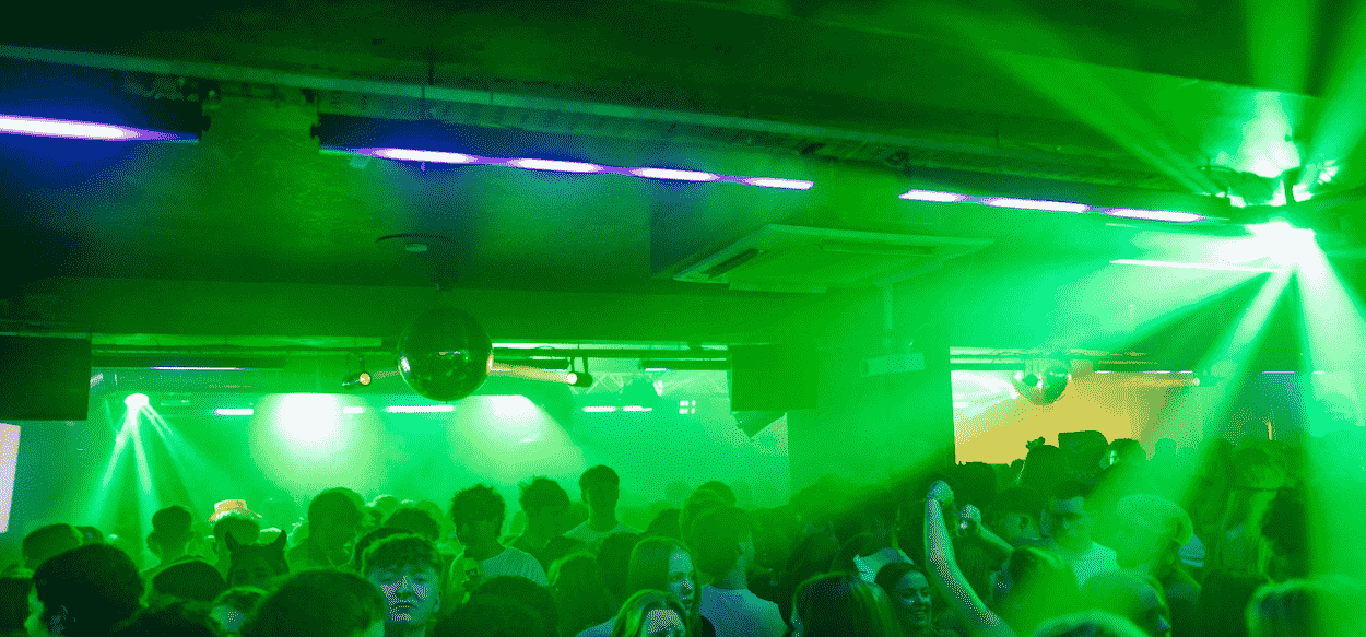 Club sound and light installation in Misfits Cardiff
