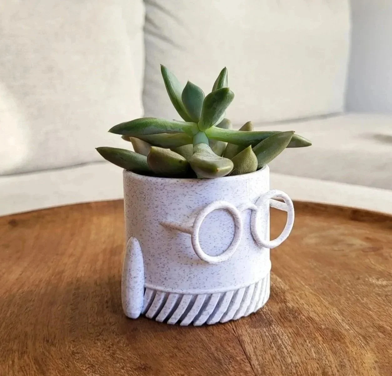 Mini pot pour succulentes Tiki – Pot de fleurs original & déco fun