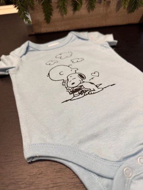 Charlie Brown & Snoopy onesie