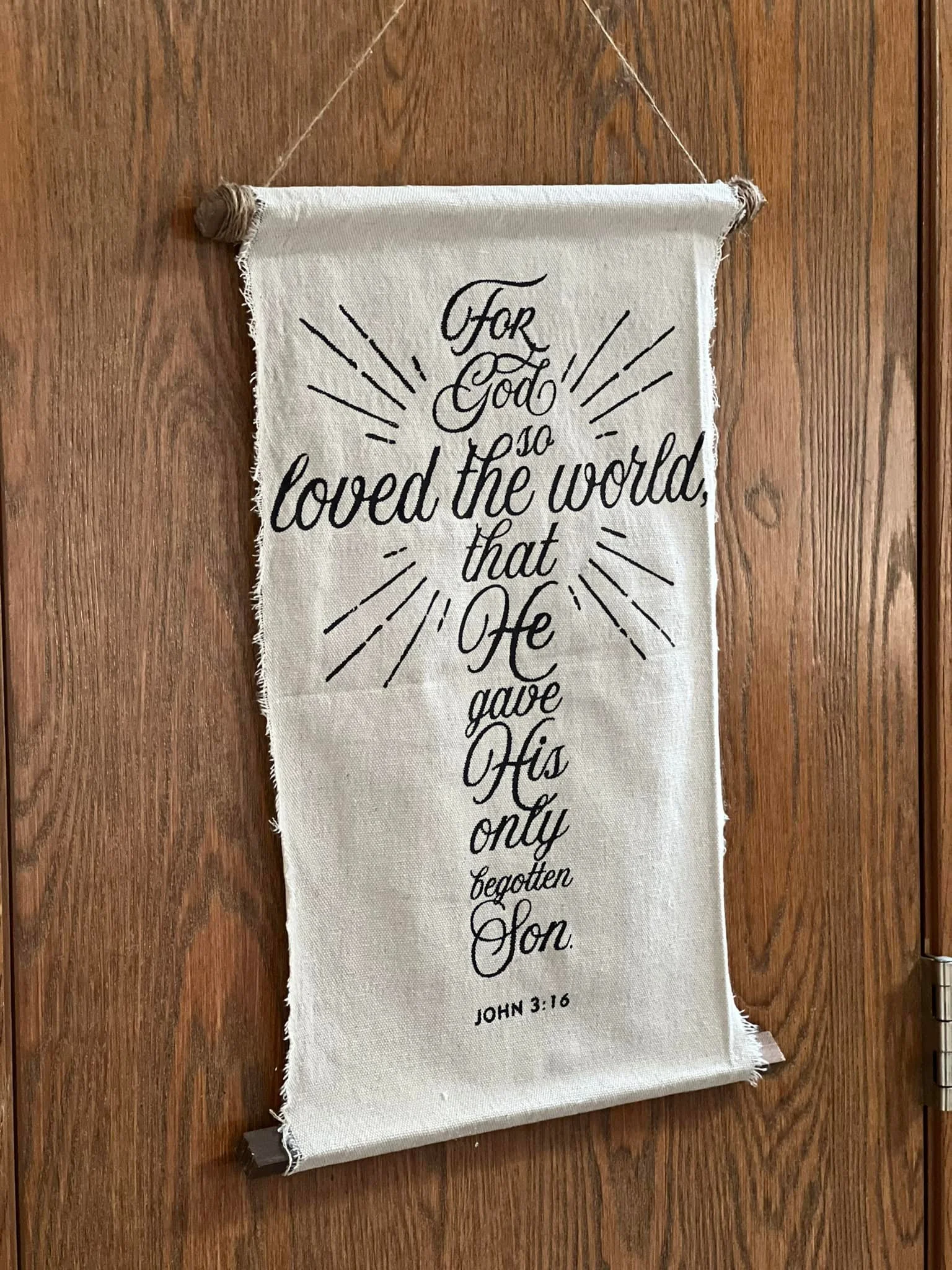 John 3:16 Hanging Banner