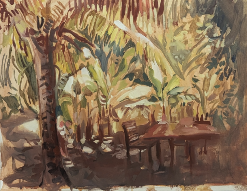 Untitled (2024). Oil on paper, 21 x 29cm