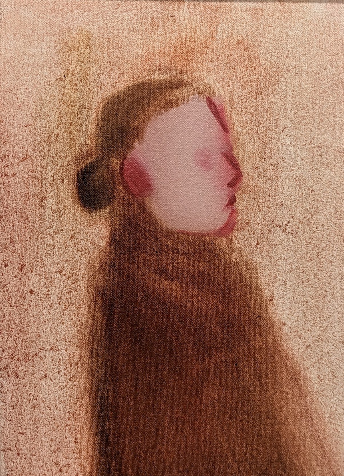 Nameless (2024). Oil on canvas, 18 x 28cm