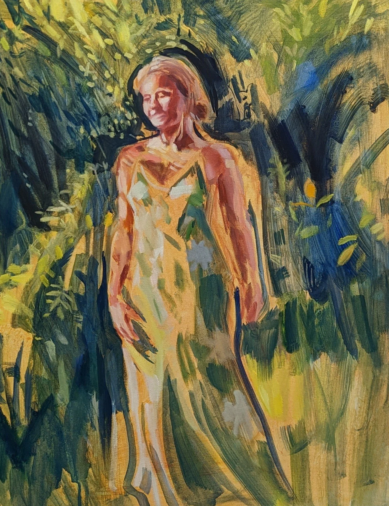 Summer Sun (2022). Oil on canvas, 62 x 75cm