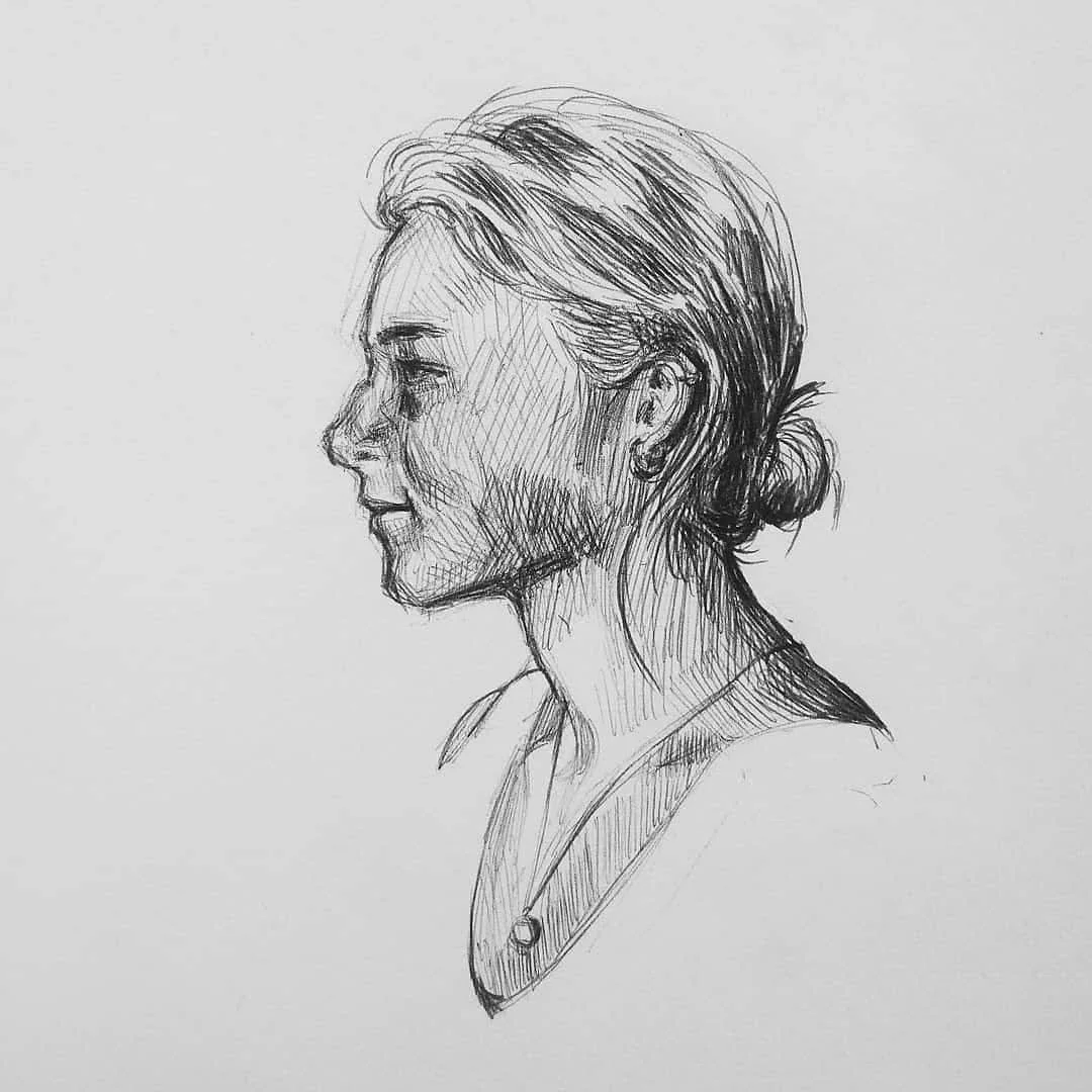 Untitled (2021). Pen on paper, 10 x 15cm