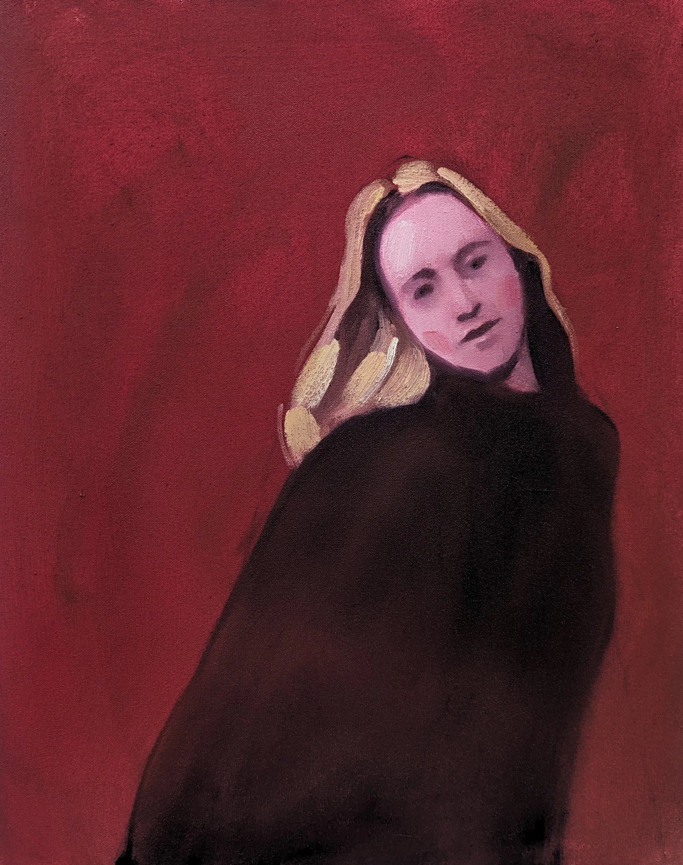 Look At Me (2023). Oil on canvas, 50 x 60cm