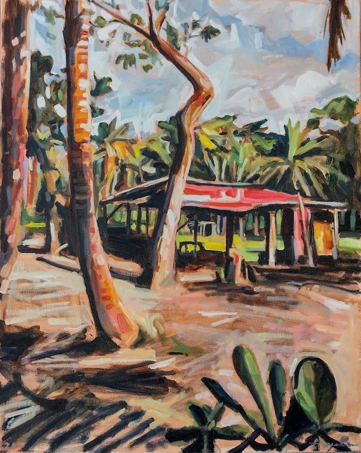 Pacuare (2021). Oil on canvas, 60 x 75cm