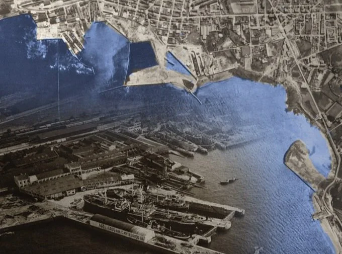 Astilleros de la bahía de Gijón