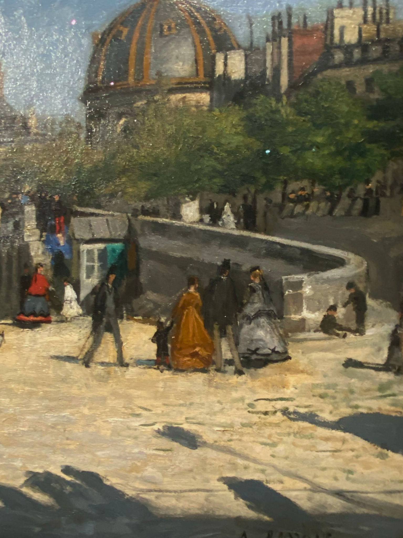 The Pont des Arts Paris - Renoir - Norton Simon Museum Los Angeles