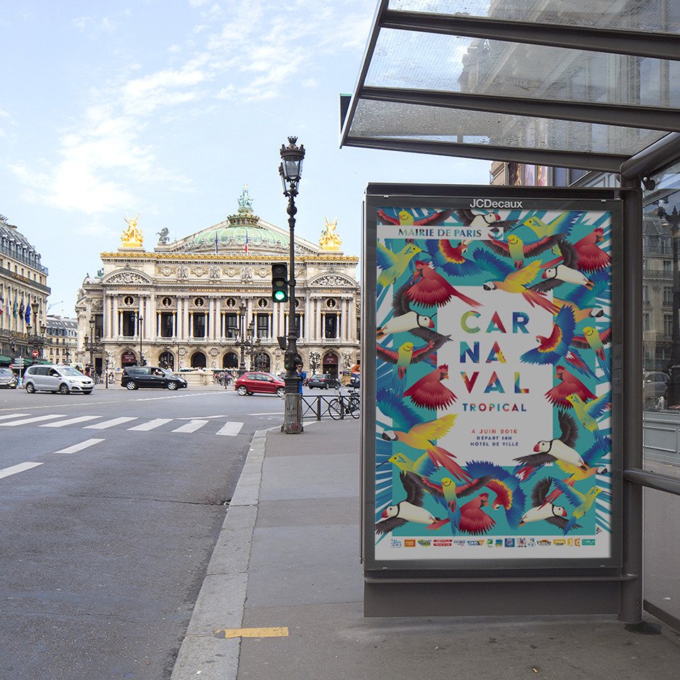 Communication du Carnaval Tropical de la Ville de Paris