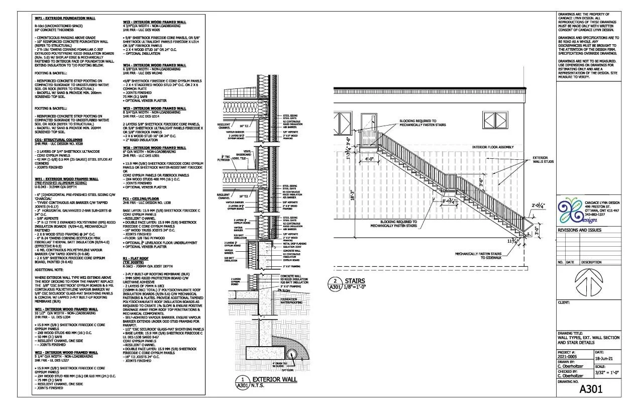 Construction details for commercial projects — Candace Lynn Design