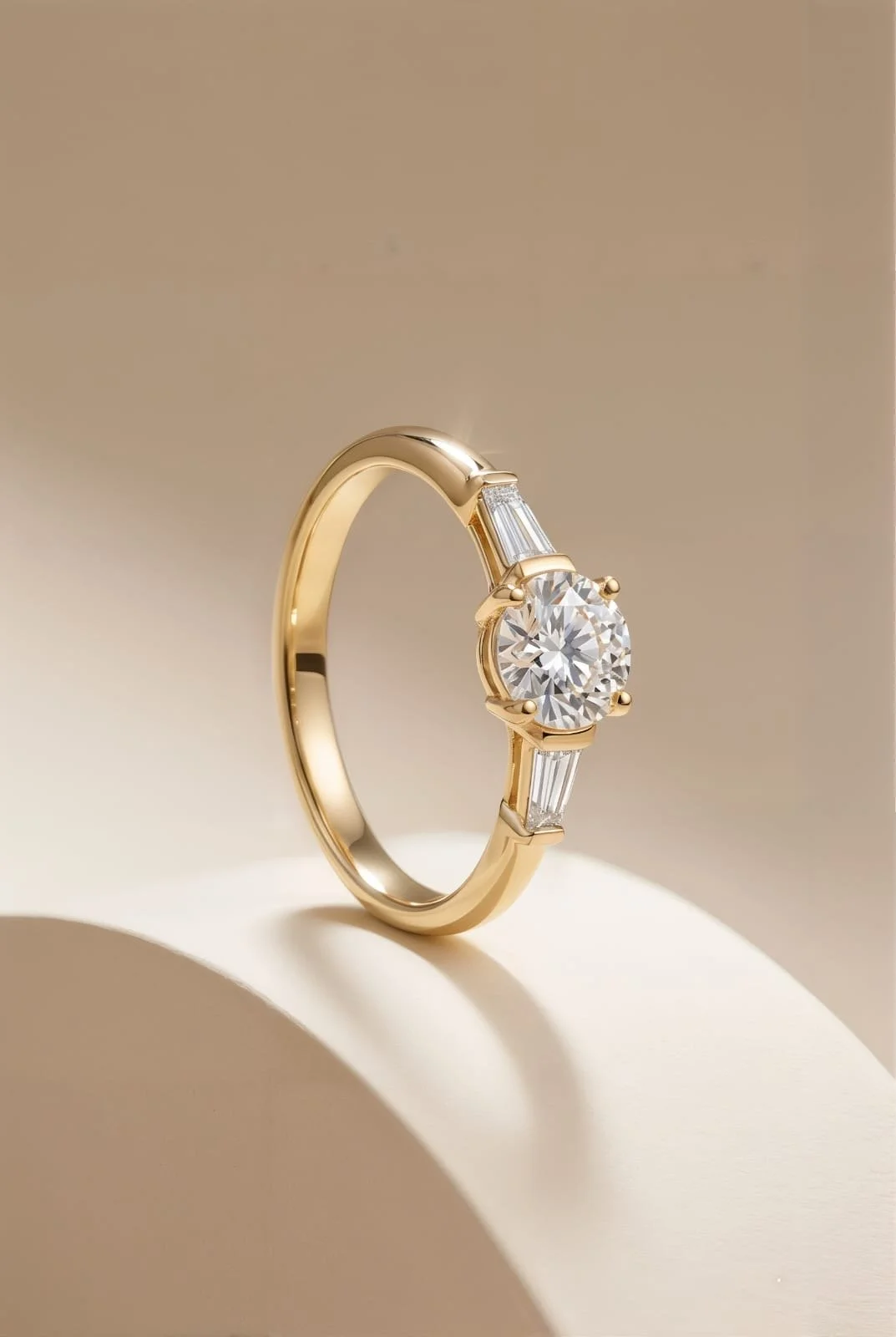 Elegance Solitaire Lab Diamond Ring
