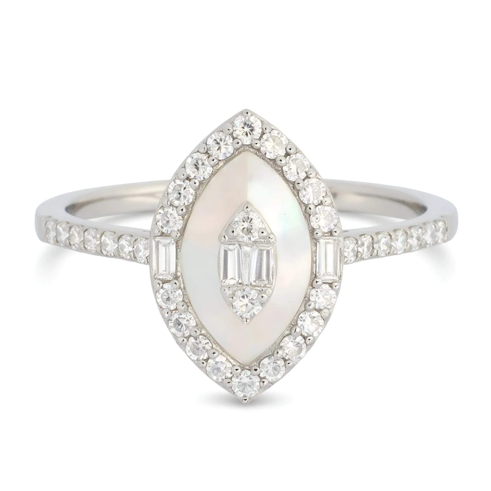 Queen's Marquise Opal Diamond Ring