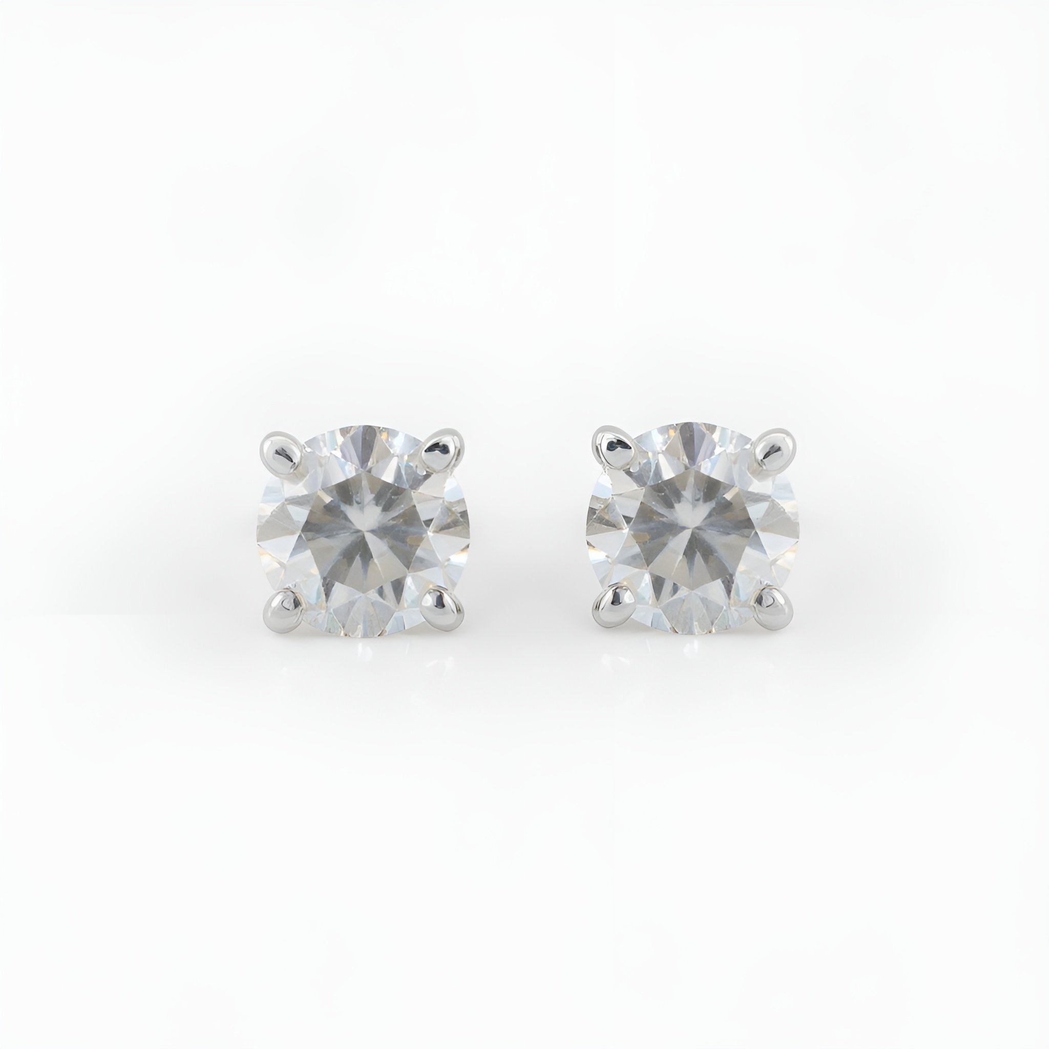 Brilliance Diamond Stud Earrings
