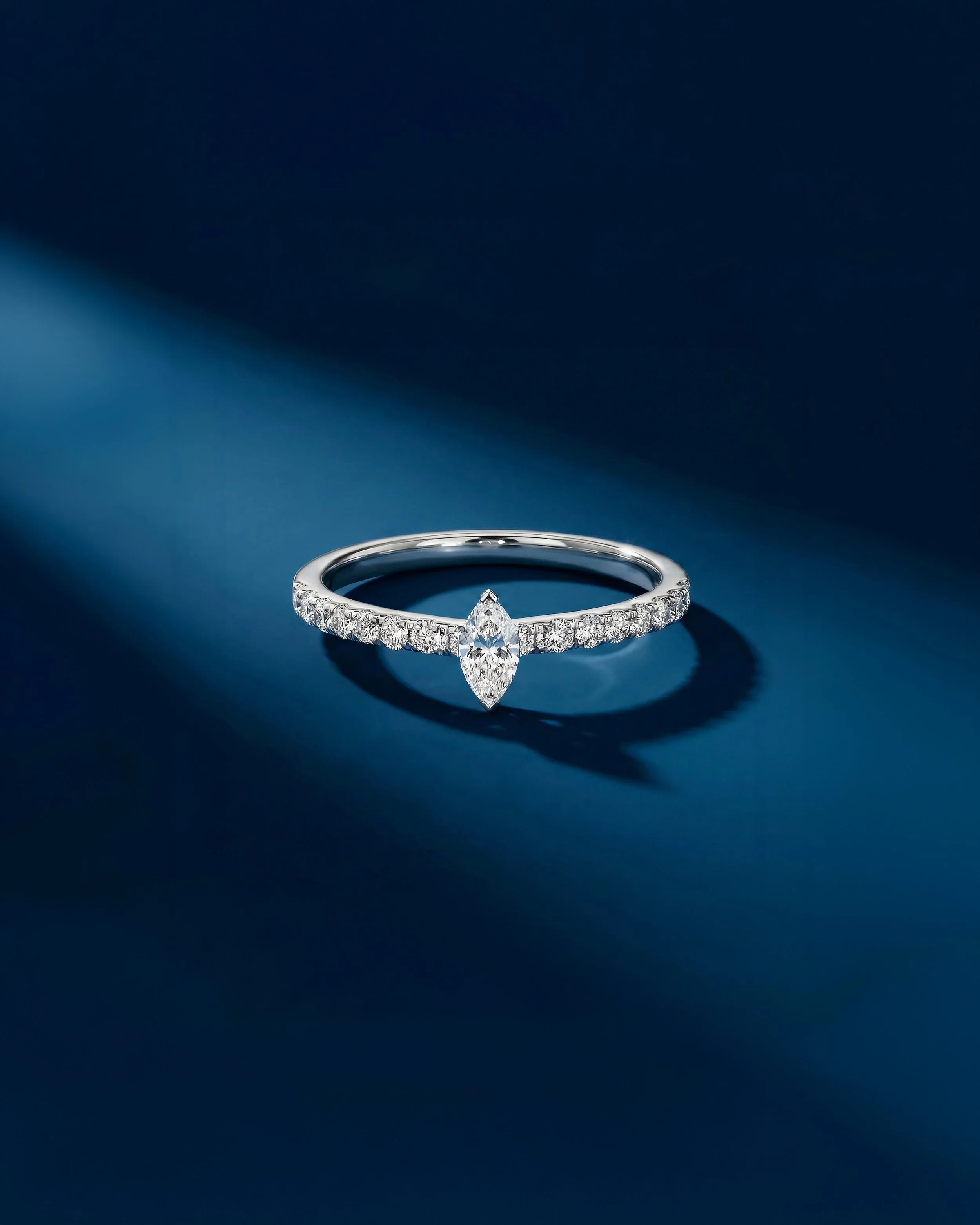 Starlight Marquise Diamond Elegance Ring