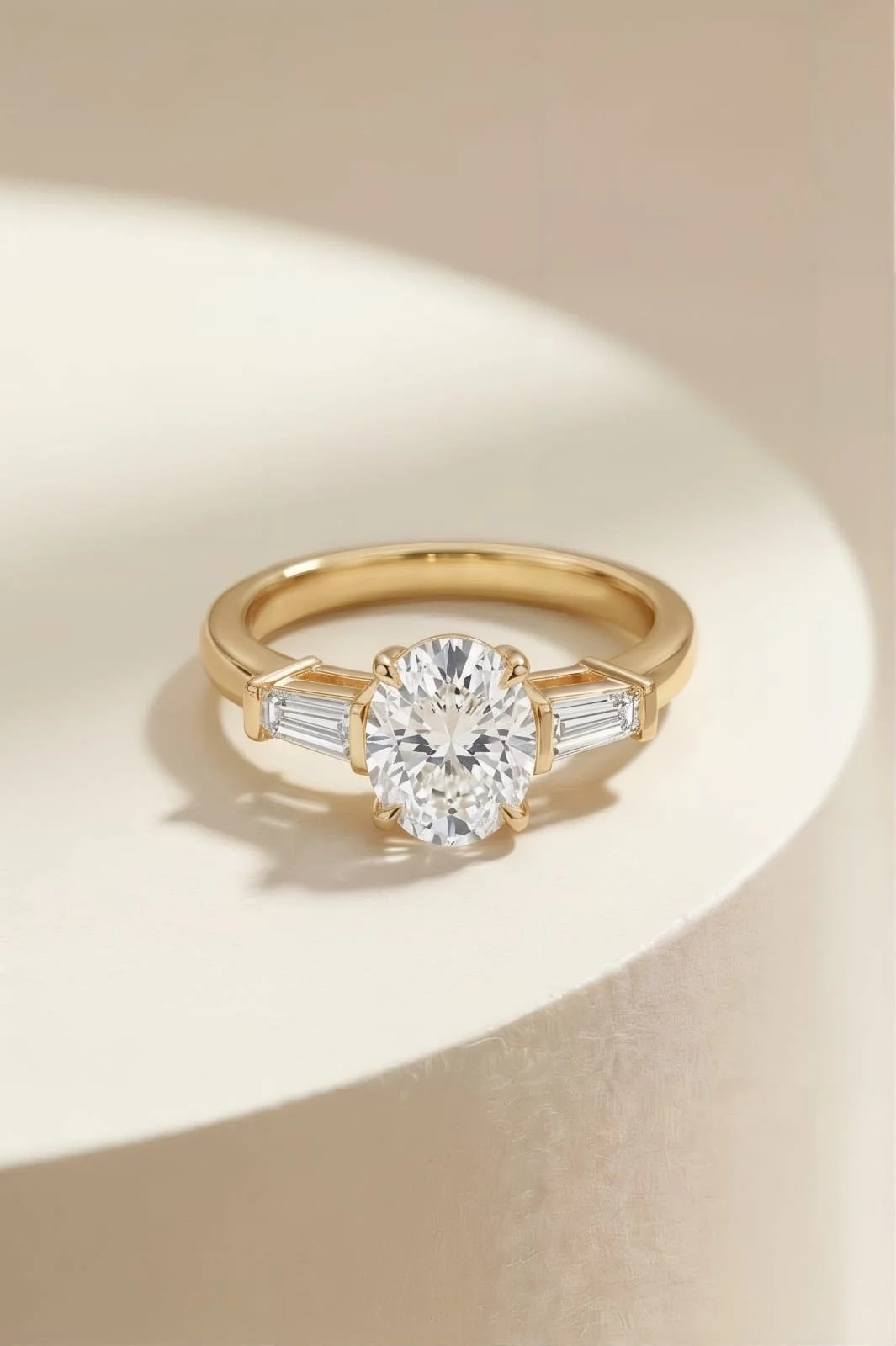 Elegance Oval Lab Diamond Ring