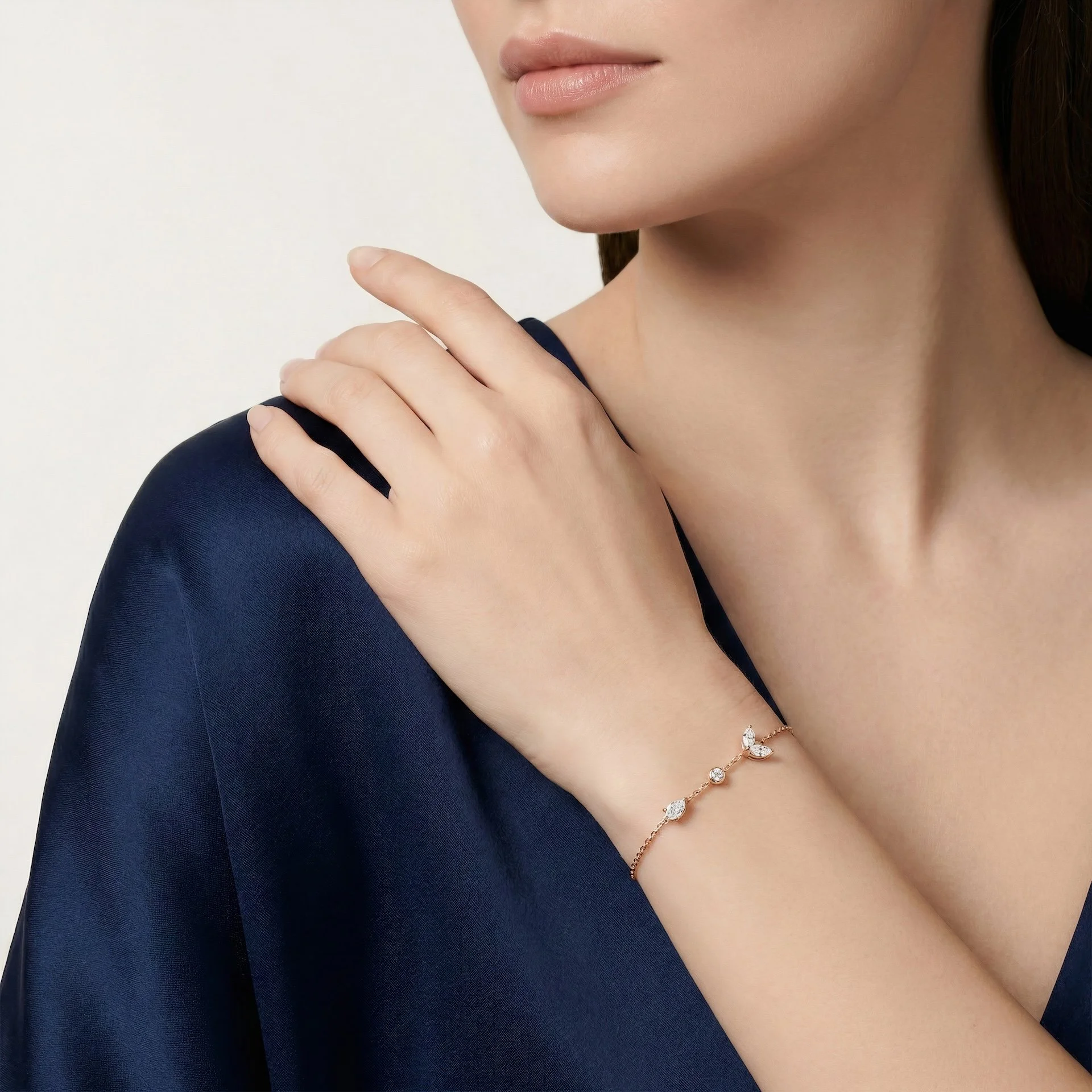 Shooting Star bracelet in rose gold