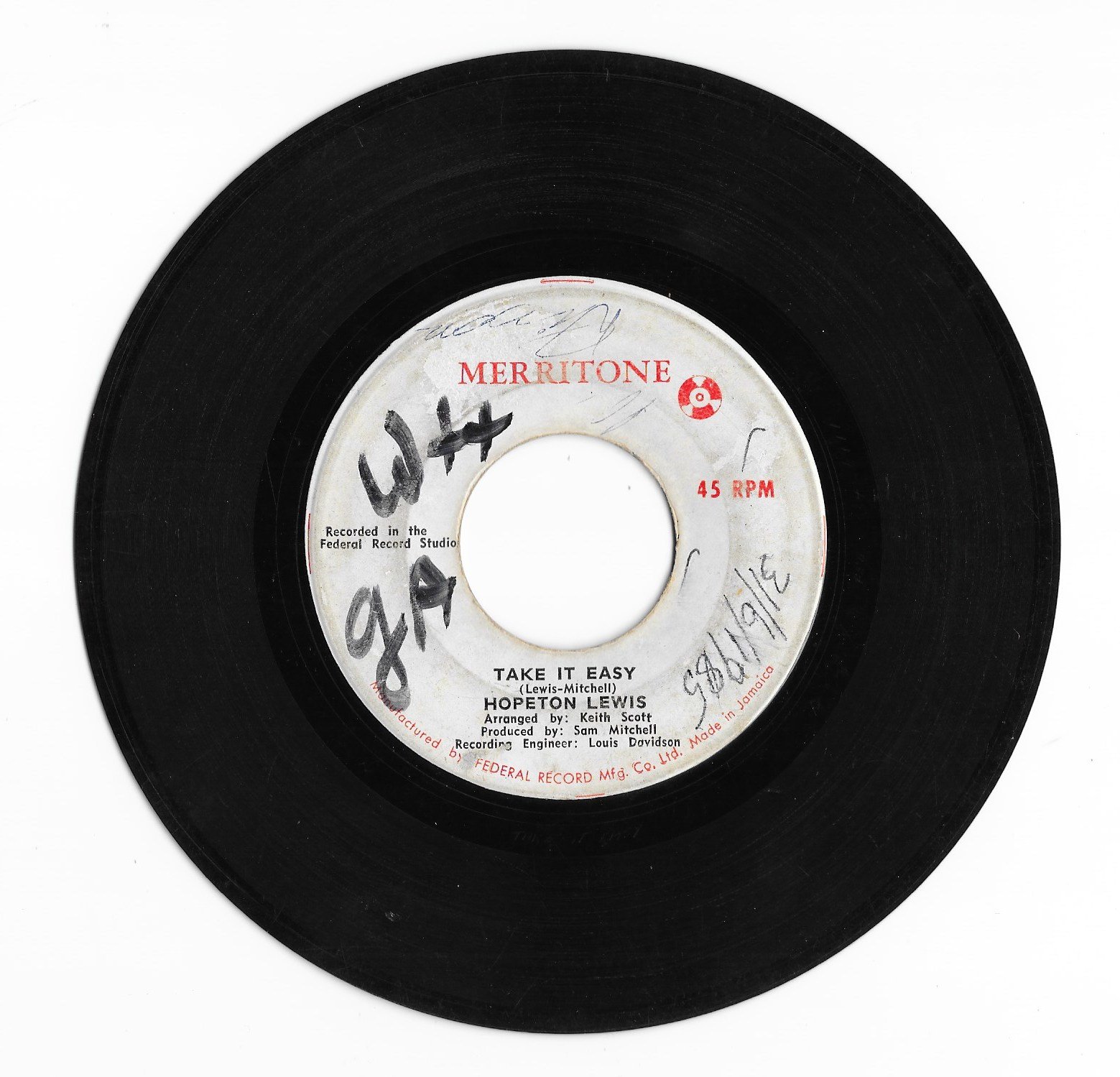 Hopeton Lewis - Take It Easy