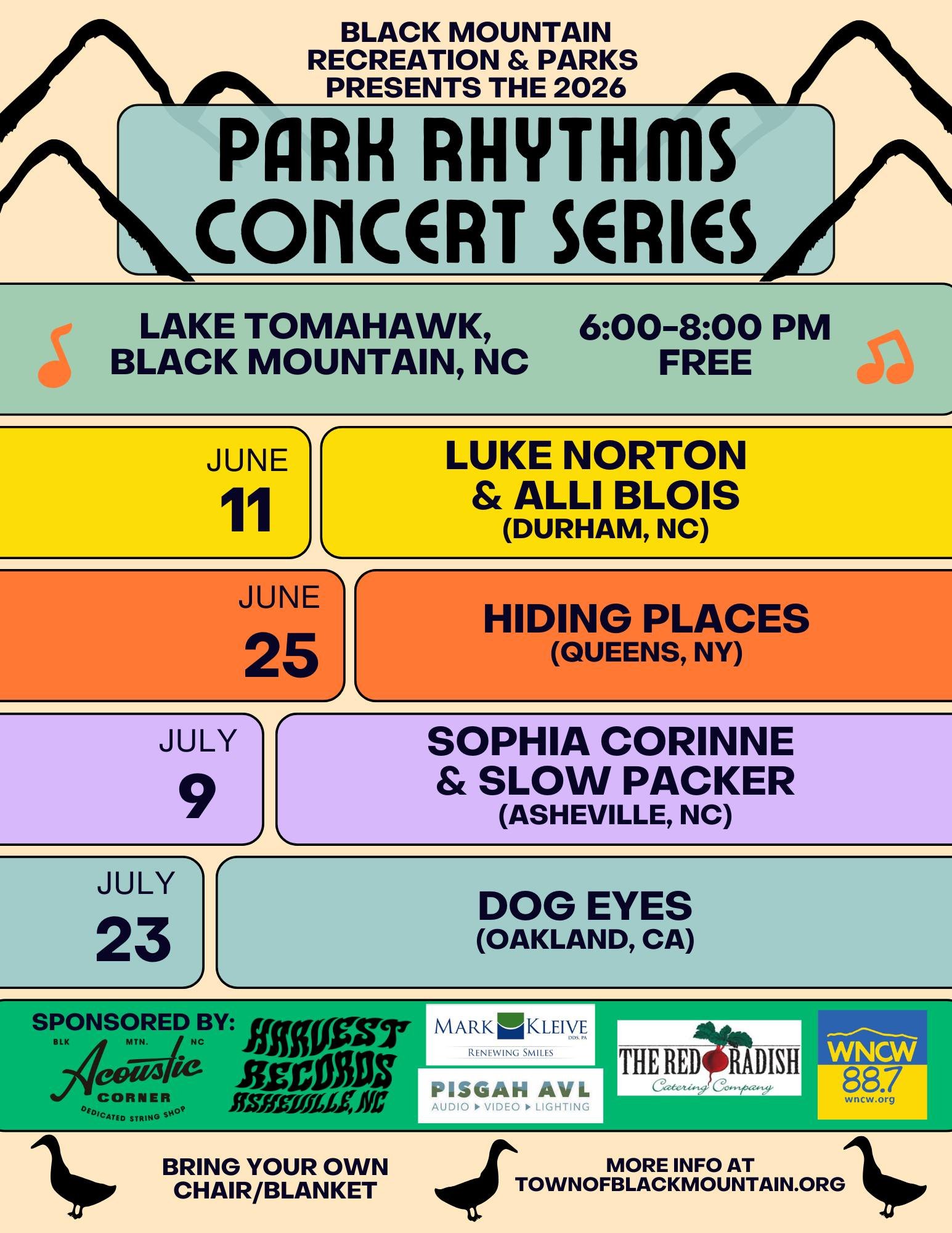 Let the rhythm move you! 2026 annual Park Rhythms series returns to ...