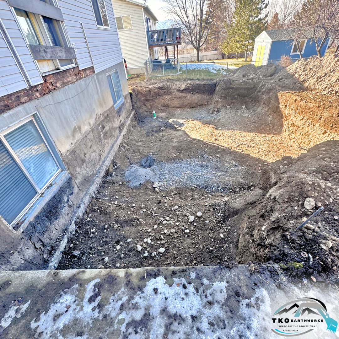 After - Digging Footings