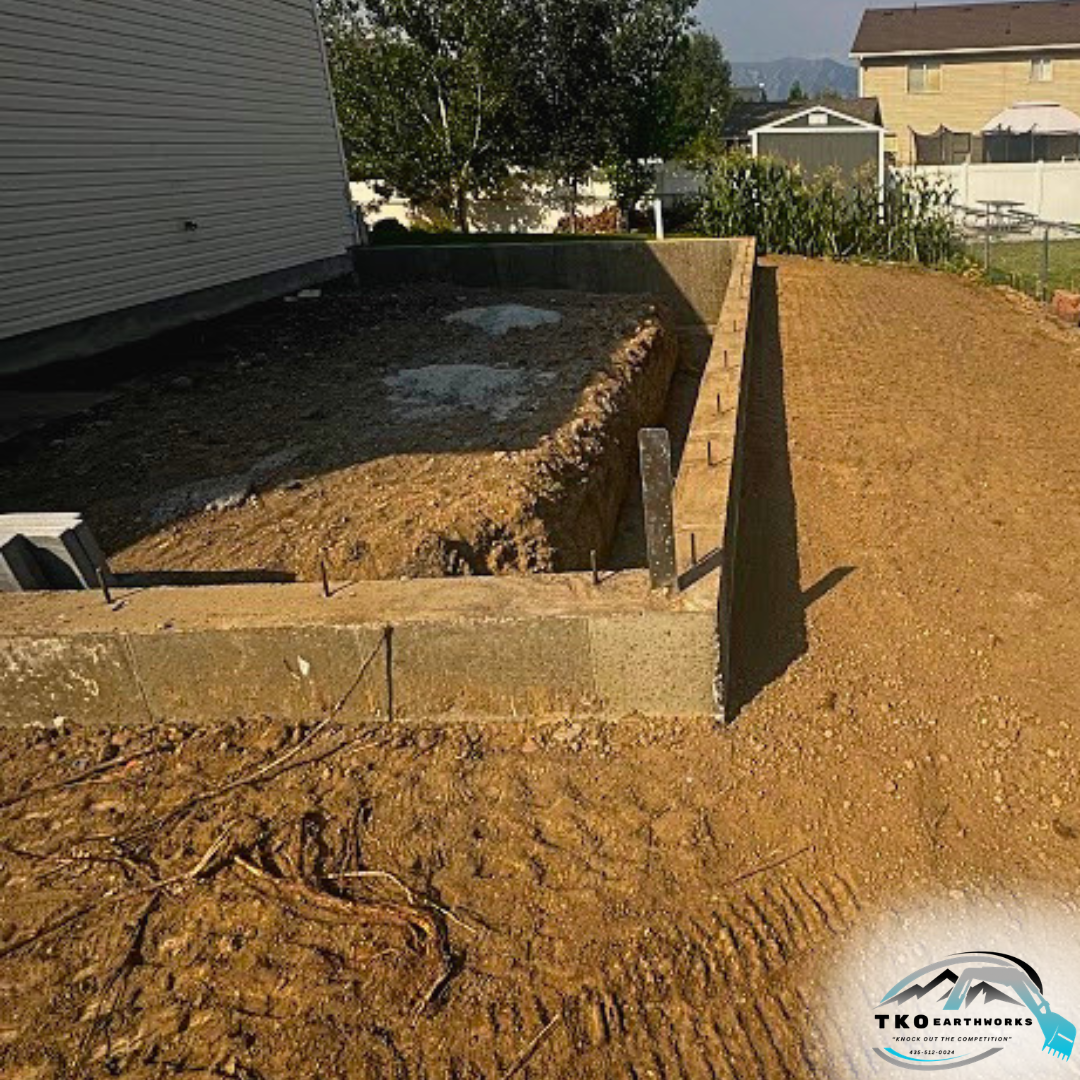 After - Footings for a home addition 