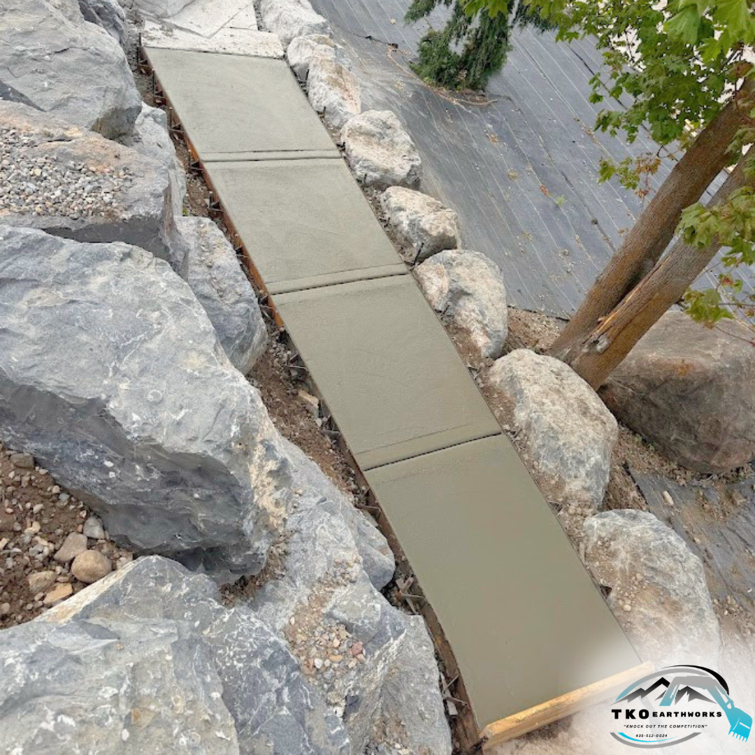 Sidewalk Concrete Pour 