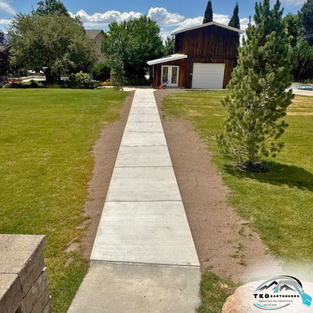 After - Concrete Sidewalk