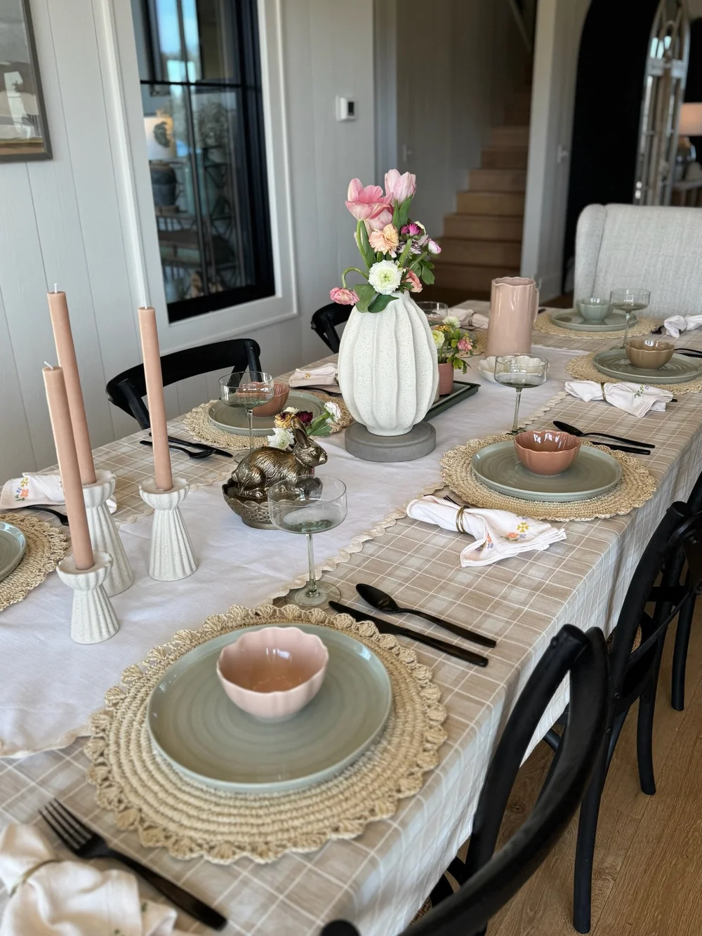 Spring Table Decor Setting