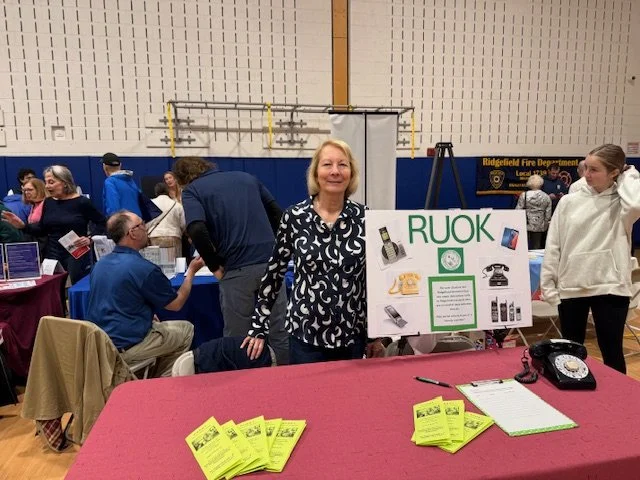 RWC presented the RUOK program at the Ridgefield Senior Spectacular Expo.