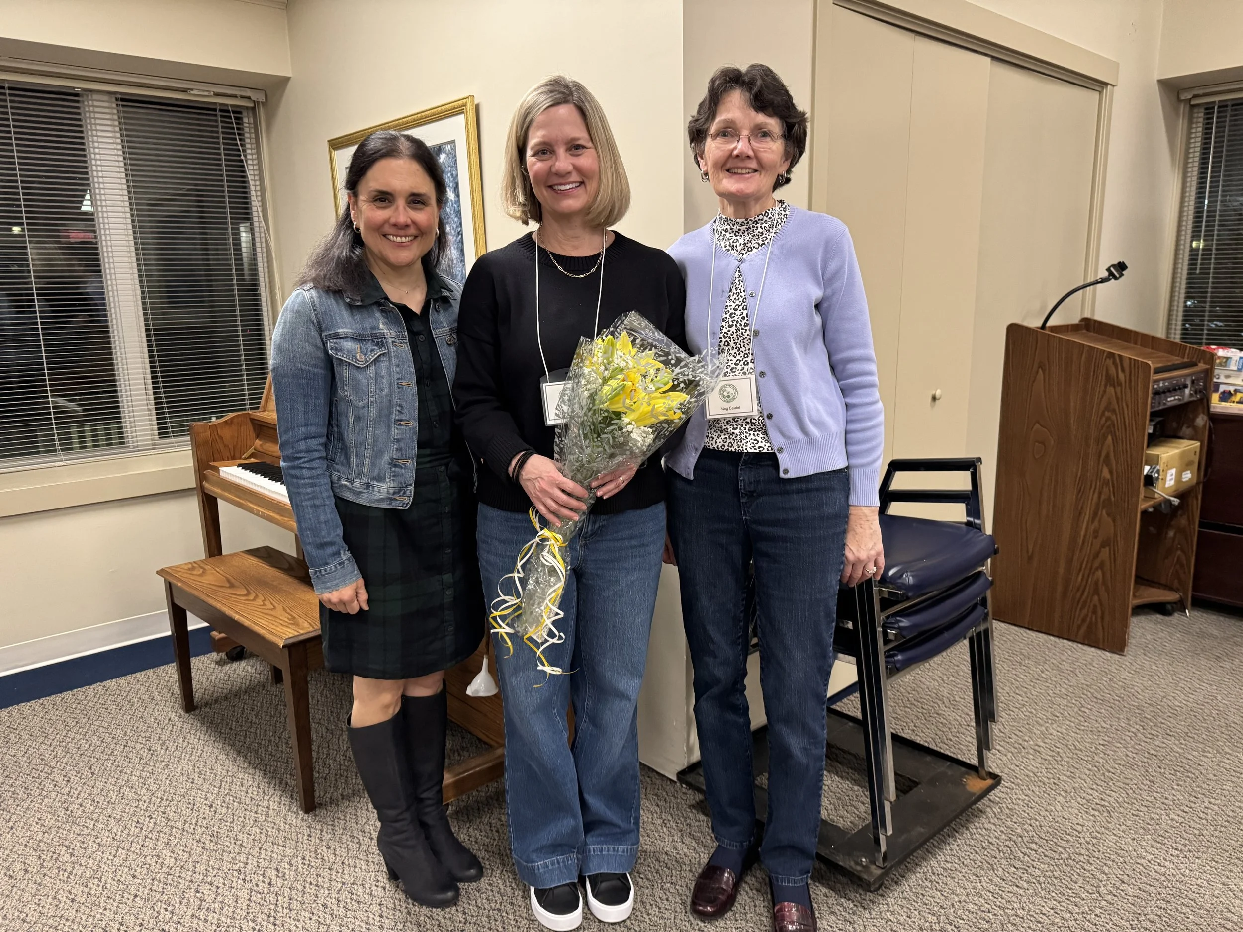 Another new member! Spring initiation ceremony.